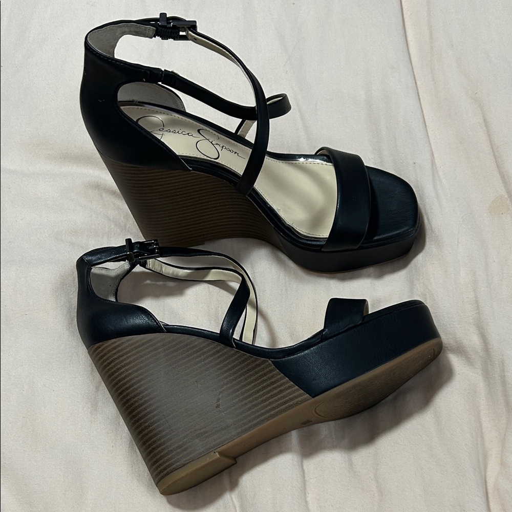 Jessica Simpson Platform Wedges size 6 1/2 NEW